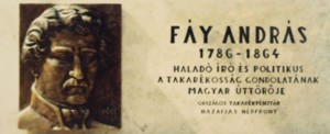 Fáy András emléktábla